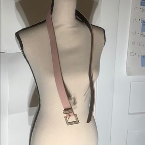 Pink bejeweled belt